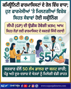 Expanded role for pharmacists announced